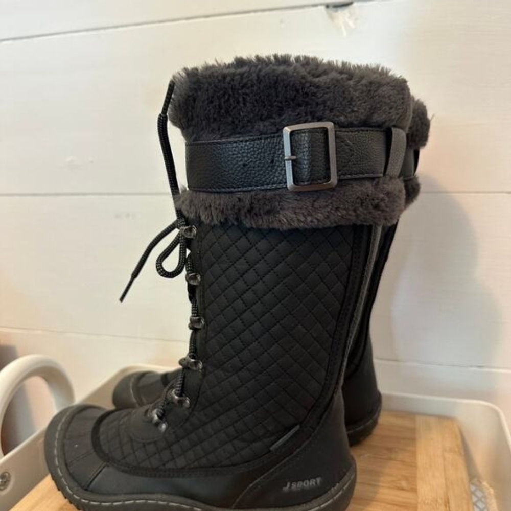 Women's Jambu Black Quilted Winter Boots - Picture 3 of 7